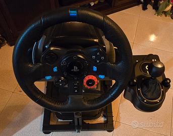 logitech g29 + supporto + cambio manuale 