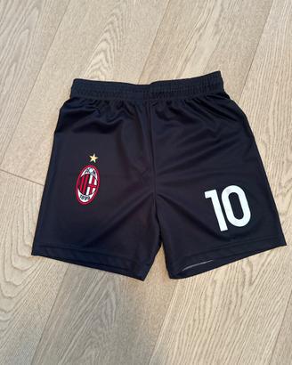 Pantaloncini calcio Milan  taglia 10 anni