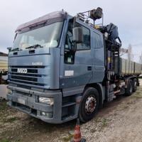 Motrice Iveco ribaltabile grù con antenna 22 MT