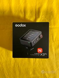 Godox X3 Pro Nikon trigger flash TTL touchscreen