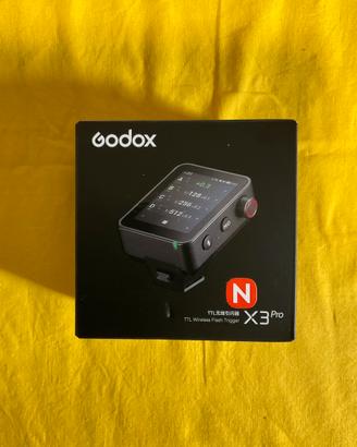 Godox X3 Pro Nikon trigger flash TTL touchscreen