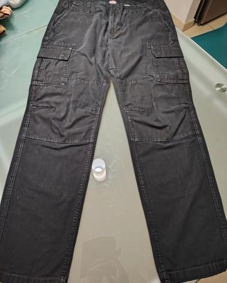 pantaloni neri uomo 
