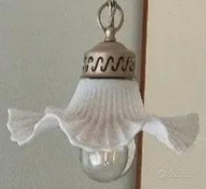 lampadario + 2 abat-jour