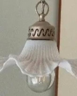 lampadario + 2 abat-jour