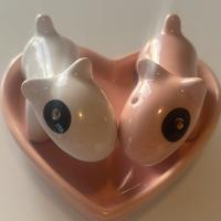 sale e pepe San Valentino cuore in ceramica