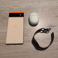 Google pixel 6 - buds a - Fitbit charge 6