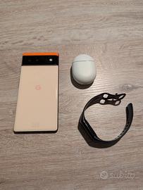 Google pixel 6 - buds a - Fitbit charge 6