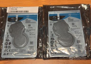 2x Seagate SkyHawk 2TB 2.5” SATA HD