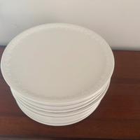 12 Sottopiatti/piatti pizza porcellana