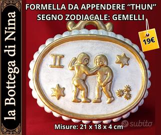 THUN Formella Segno Zodiacale Gemelli – Ceramica B