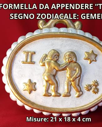 THUN Formella Segno Zodiacale Gemelli – Ceramica B