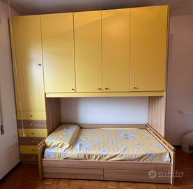 Mobili Camera con armadio a ponte