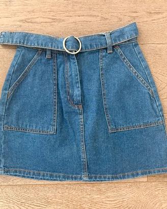 Minigonna in jeans Zuiki