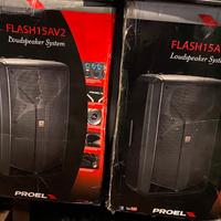 Coppia casse attive proel