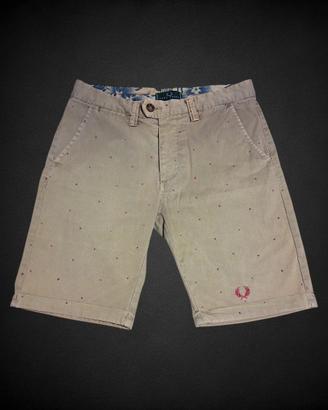 🔥 Bermuda Fred Perry Beige Uomo IT44 Preppy