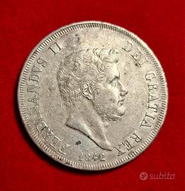 Piastra 120 grana 1842, Ferdinando II 