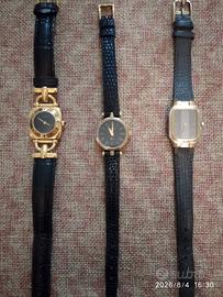 orologi vintage gucci placcato oro 24ct 