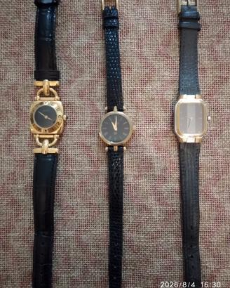 orologi vintage gucci placcato oro 24ct 