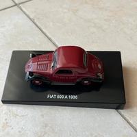Fiat 500 A "Topolino" del 1936 modellino vintage