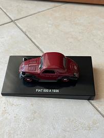 Fiat 500 A "Topolino" del 1936 modellino vintage