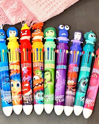 Set 9 Penne Inside Out 10 Colori Festa Compleanno