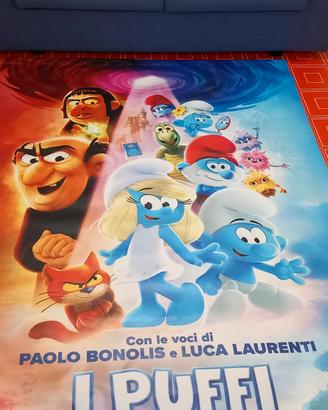 poster gigante Puffi il film