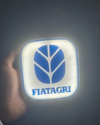 Logo fiatagri a led