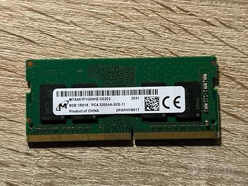 RAM Micron 8 GB - PC4 - Ddr4 - 3200 MHz - (RAM30)