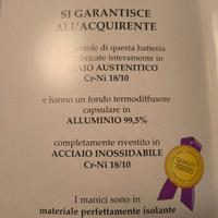 Batteria pentole Tornado