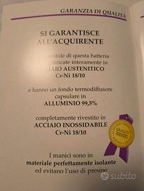 Batteria pentole Tornado