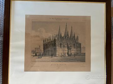 Stampa francese del Duomo di Pisa