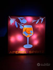 Aperol spritz light box