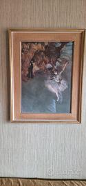 quadro EDGAR DEGAS (1834-1917) Ballerina che fa il