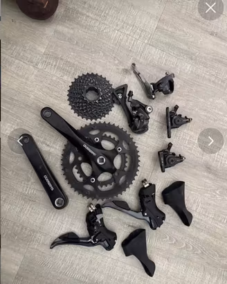 Shimano claris 2x8 gruppo completo