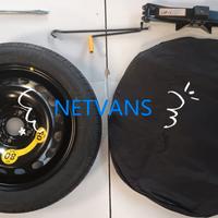 Ruotino per MAZDA 2 da 15" con cric, chiave,sacca