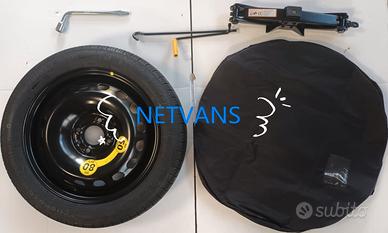 Ruotino per MAZDA 2 da 15" con cric, chiave,sacca