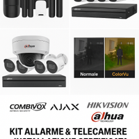 Kit Allarme e Telecamere-Installazione certificata