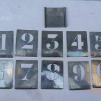 Serie di lettere e numeri anni 50