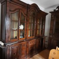 Trumeau in radica di noce