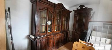 Trumeau in radica di noce