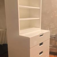 Cassettiera e acaffale