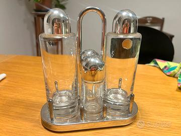 Alessi 5070 – Set condimenti Ettore Sottsass