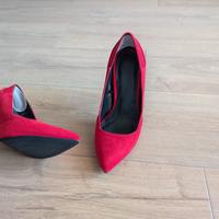 scarpe nuove con tacco rosse