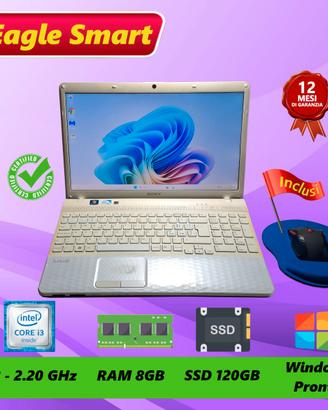 Sony Vaio 15.6" 8GB RAM SSD 120GB – Veloce