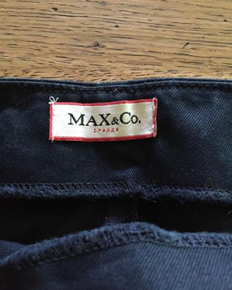 Max&co - gonna longuette blu
