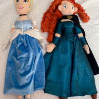 Peluche Disney Merida e Cenerentola
