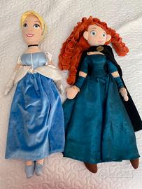 Peluche Disney Merida e Cenerentola
