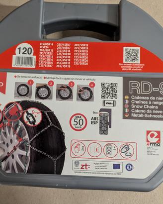 Catene da neve 9 mm misura gruppo 120