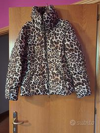 Piumino con stampa leopardata Emme di Marella 