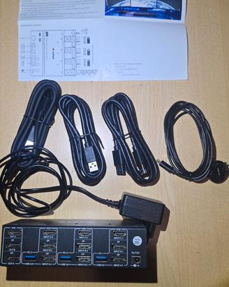 KC- KVM TRIPLE  SWITCH  DP/HDMI